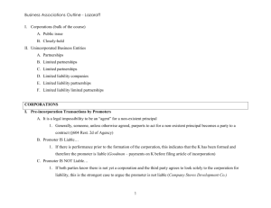 Business Associations_Lazaroff (2009)