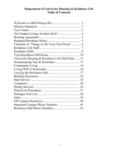 Table of Contents - Texas A&M University