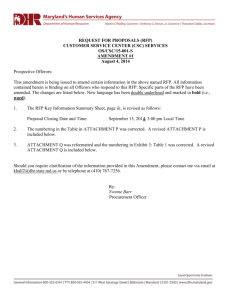 CSC RFP - Amendment 1Aug 04 2014