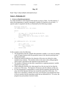 CompE160 Introduction to Programming Using C/C++