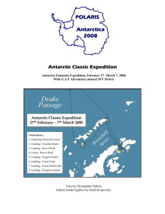 Antarctic Classic Expedition Antarctic Peninsula Expedition