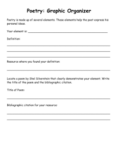 Poetry Party Graphic Organizer