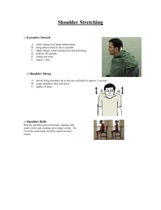 10) Posterior Shoulder Stretch - Wellness First Family Chiropractic