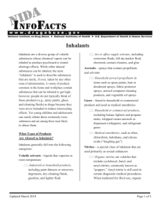 NIDA InfoFacts - Inhalants