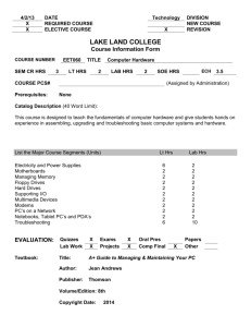 Course Outline - Lake Land College