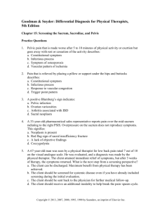 15-1 Practice Questions Goodman & Snyder: Differential Diagnosis