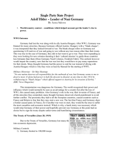 Single Party State - Adolf Hitler - history, papadoloulos
