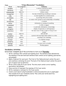 vocabulary8 - St. Peter's Catholic School