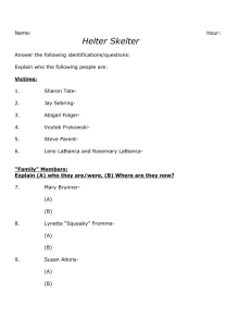 Helter Skelter Worksheet