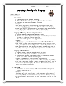 Poetry Analysis Paper