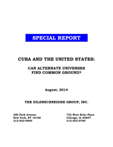Cuba and the United States