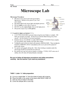 Microscope Lab