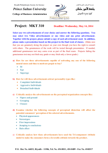 Project - MKT 310 - Prince Sultan University