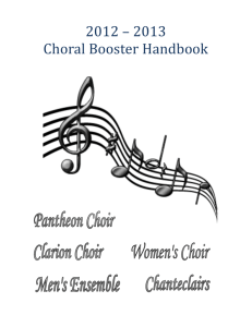 Choral Booster Mission & Membership