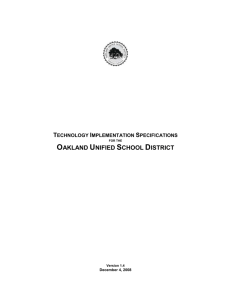 request for proposal - Oakland Unified School District