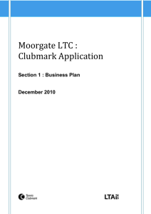 Business Plan - Draft - Moorgate Tennis Club