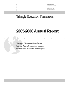 triangle education foundation