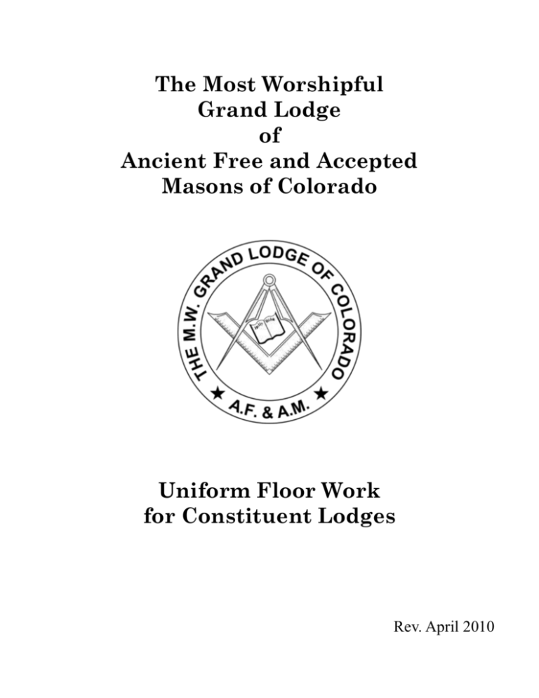 Entered Apprentice Degree