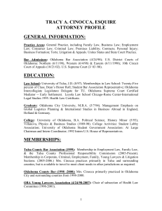 Resume Information