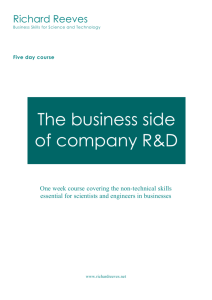 course leaflet - Website of Richard Reeves