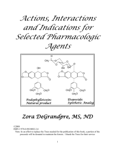 Principles of Pharmacology