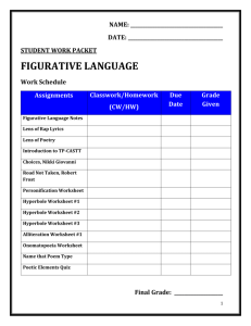 Figurative Language - Montgomery County Schools