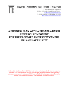 A Business Plan with a Broadly Based Research