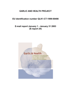 E-Report 24: January 2003 - Plant Research International