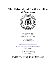 4-1Section 1 - The University of North Carolina at Pembroke