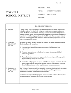 001 - Cornell School District