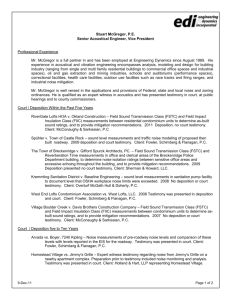 cv/resume - Expert Witness Network