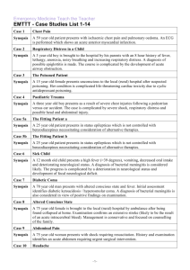 Examination findings