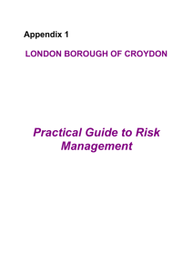 Risk Management Policy Statement & Strategy