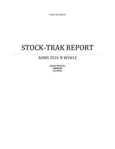 stock-trak report