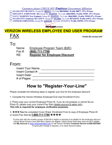 Employee User Enrollment Form