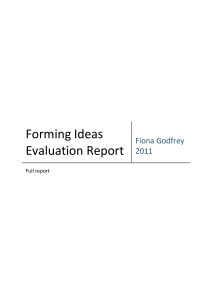 Full Report - Forming Ideas