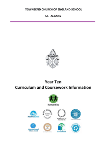 Year 10 Curriculum Booklet