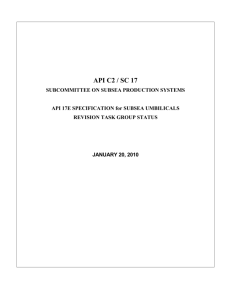 Attachment I - 17E Task Group Status Report 0110