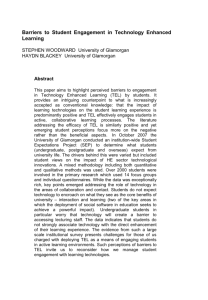 Barriers to Student Engagement in Technology Enhanced Learning