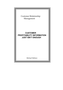 Profitability why and how