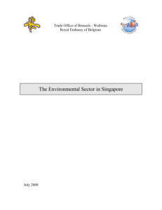 Environmental Sector in Singapore