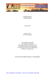 Elisabeth Hiller - Atlantic International University