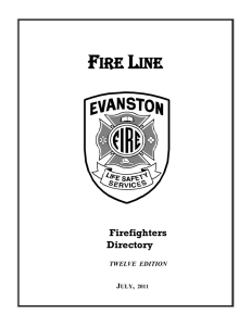 FIRE LINE - Evanston Firefighters Local 742