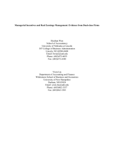 Managerial ownership has been argued in the literature to align