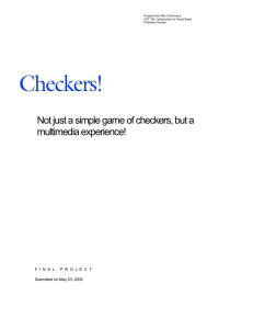 Checkers Game Documentation