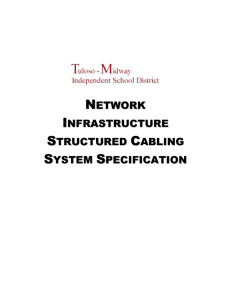 District Cabling Specifications