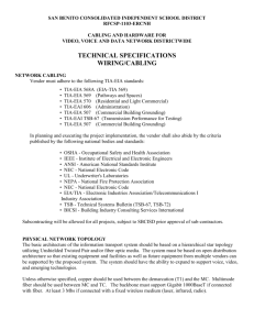 LAN Cabling and Fibers