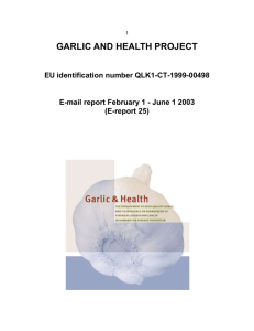 E-Report 25: February - June 2003 - Plant Research International