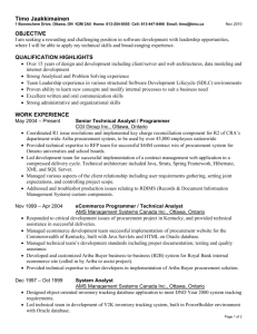 Resume in Microsoft Word format