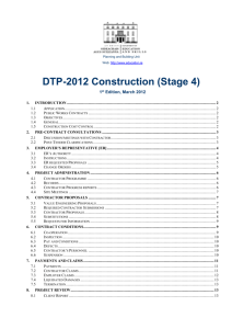 DTP-2012 - Construction Stage 4 - Department of Education and Skills
